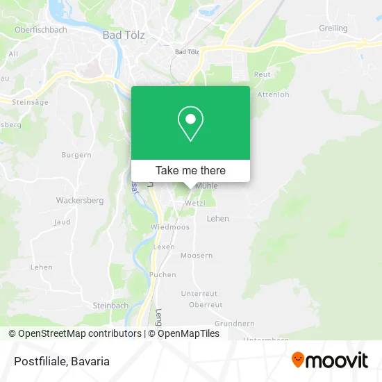 Карта Postfiliale