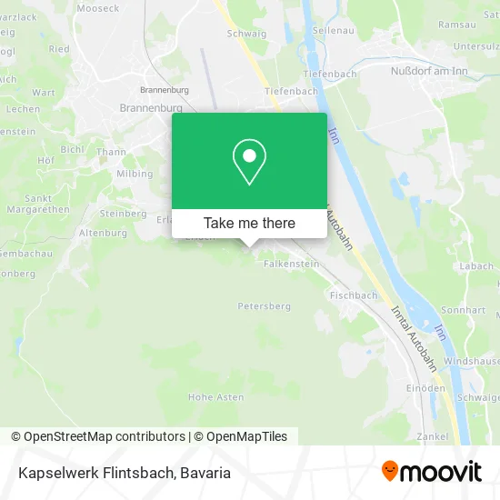 Карта Kapselwerk Flintsbach