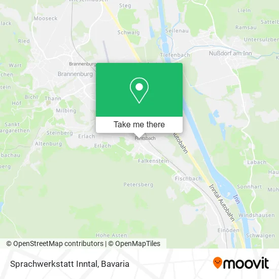 Карта Sprachwerkstatt Inntal