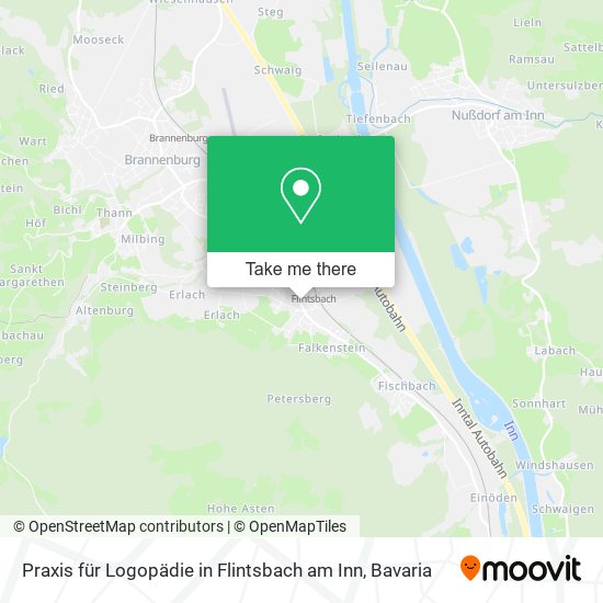 Карта Praxis für Logopädie in Flintsbach am Inn