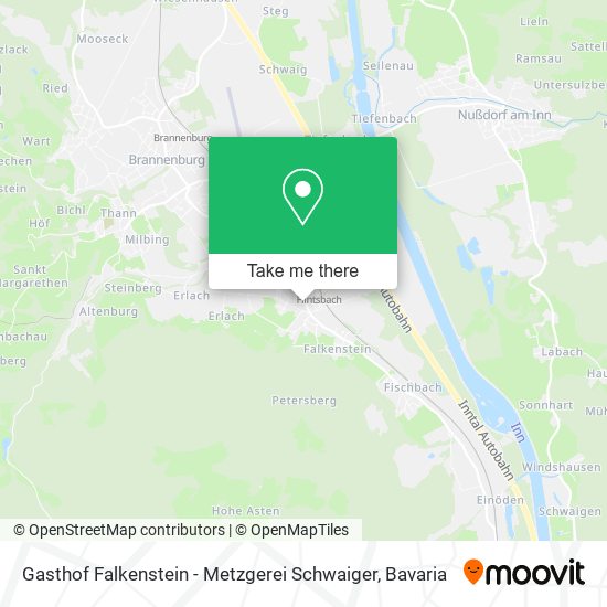 Gasthof Falkenstein - Metzgerei Schwaiger map