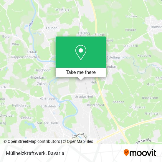 Müllheizkraftwerk map