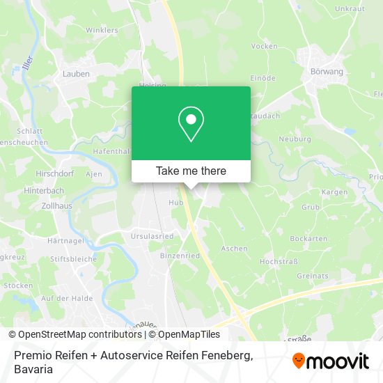 Premio Reifen + Autoservice Reifen Feneberg map