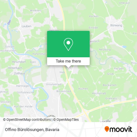 Offino Bürolösungen map