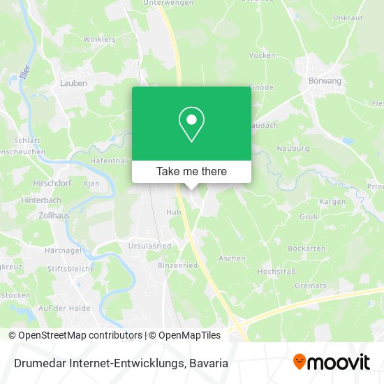 Drumedar Internet-Entwicklungs map