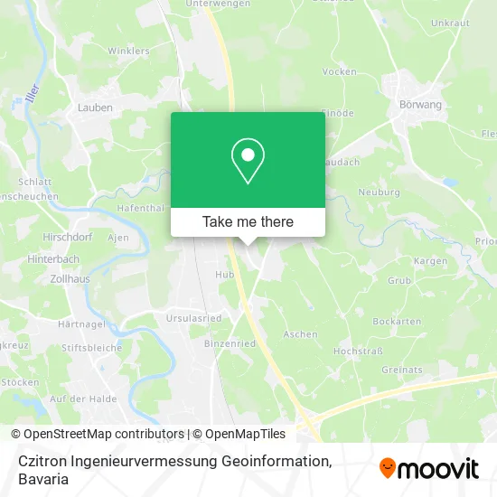 Карта Czitron Ingenieurvermessung Geoinformation