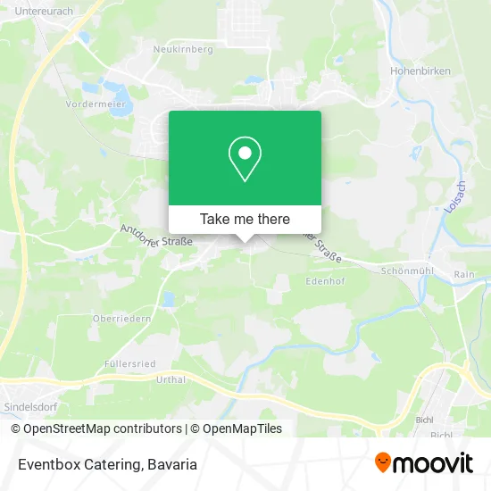 Карта Eventbox Catering