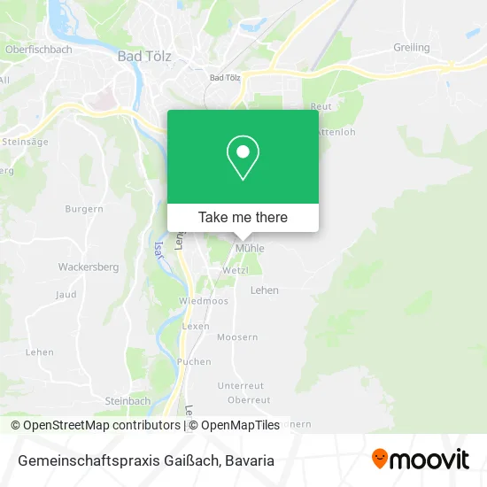 Gemeinschaftspraxis Gaißach map