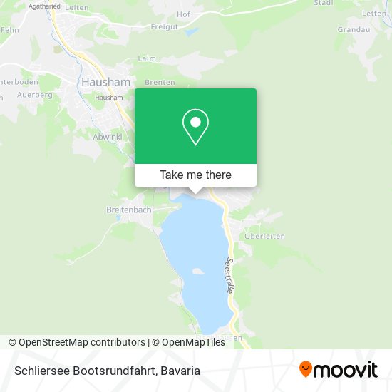 Schliersee Bootsrundfahrt map