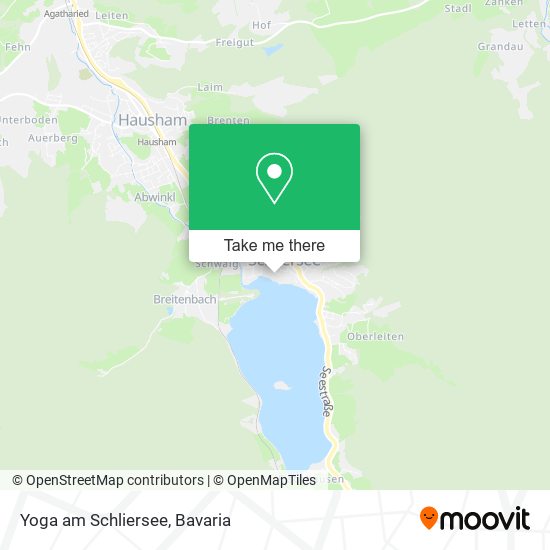 Yoga am Schliersee map