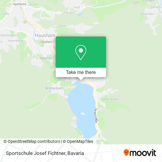 Sportschule Josef Fichtner map