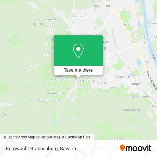 Bergwacht Brannenburg map