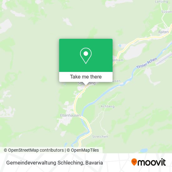 Gemeindeverwaltung Schleching map