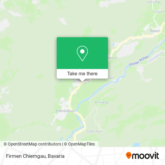 Карта Firmen Chiemgau