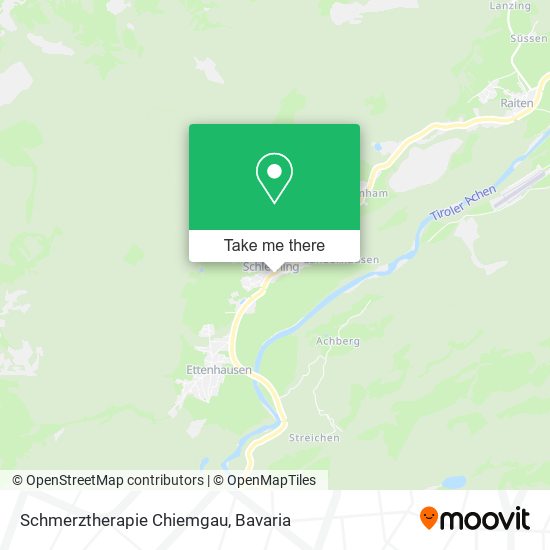 Schmerztherapie Chiemgau map