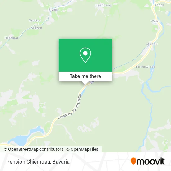 Pension Chiemgau map
