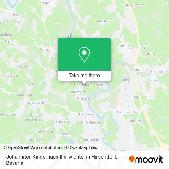 Johanniter-Kinderhaus Illerwichtel in Hirschdorf map