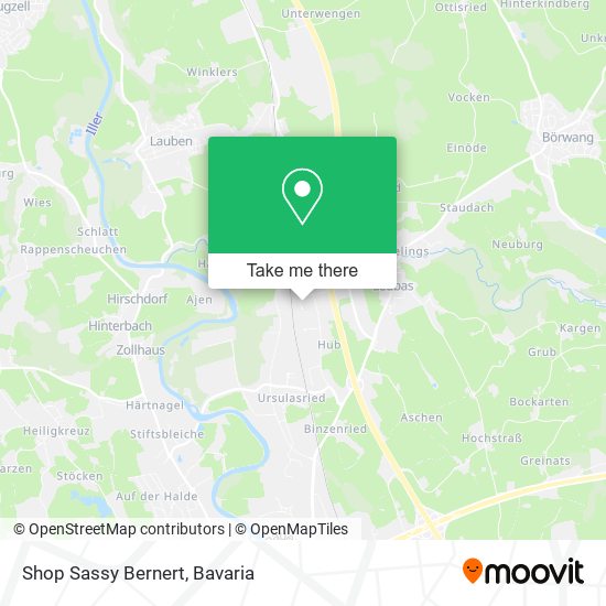 Shop Sassy Bernert map