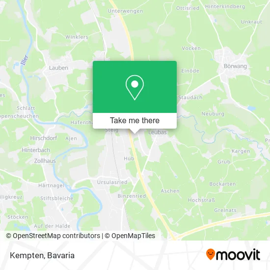 Карта Kempten