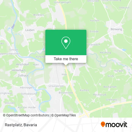 Карта Rastplatz