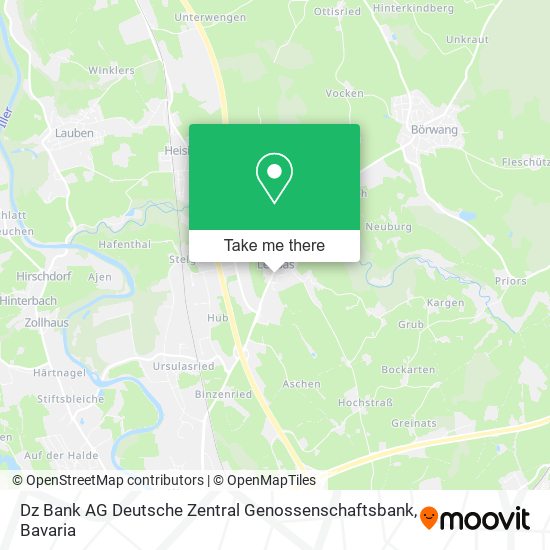 Dz Bank AG Deutsche Zentral Genossenschaftsbank map