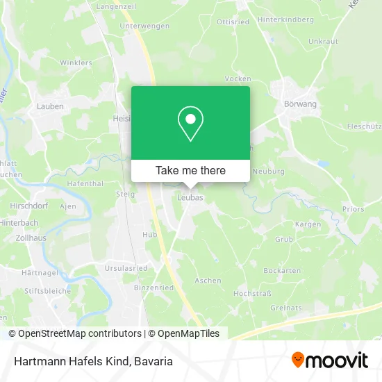 Карта Hartmann Hafels Kind