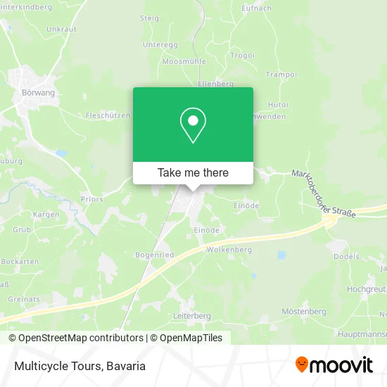 Карта Multicycle Tours