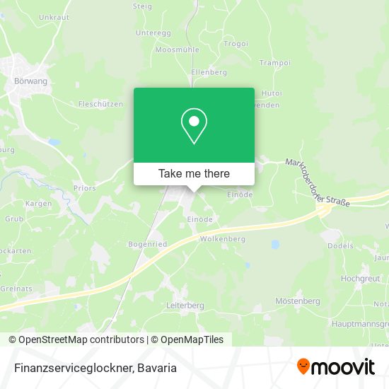 Finanzserviceglockner map