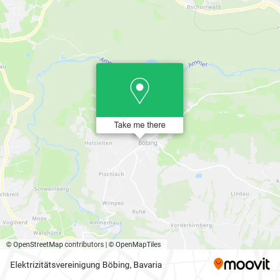 Карта Elektrizitätsvereinigung Böbing