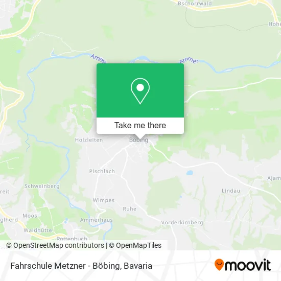 Карта Fahrschule Metzner - Böbing