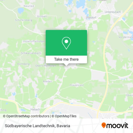 Südbayerische Landtechnik map