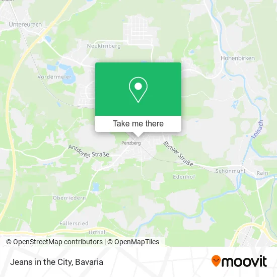 Карта Jeans in the City