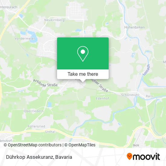 Карта Dührkop Assekuranz