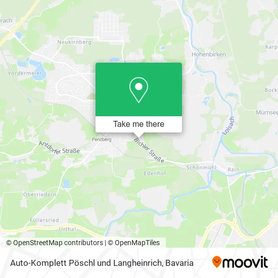 Карта Auto-Komplett Pöschl und Langheinrich