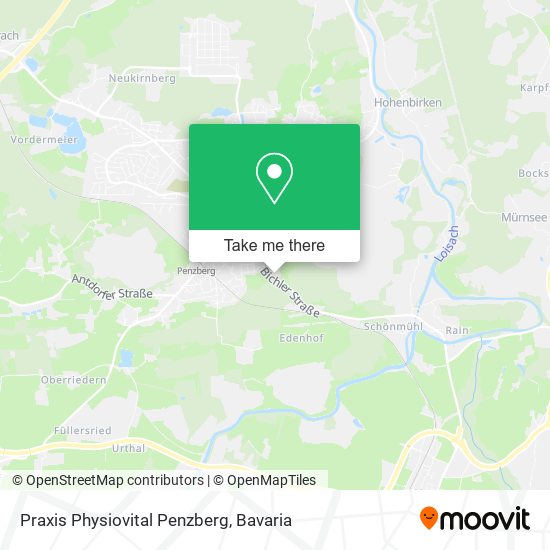 Praxis Physiovital Penzberg map