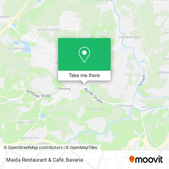 Maida Restaurant & Café map