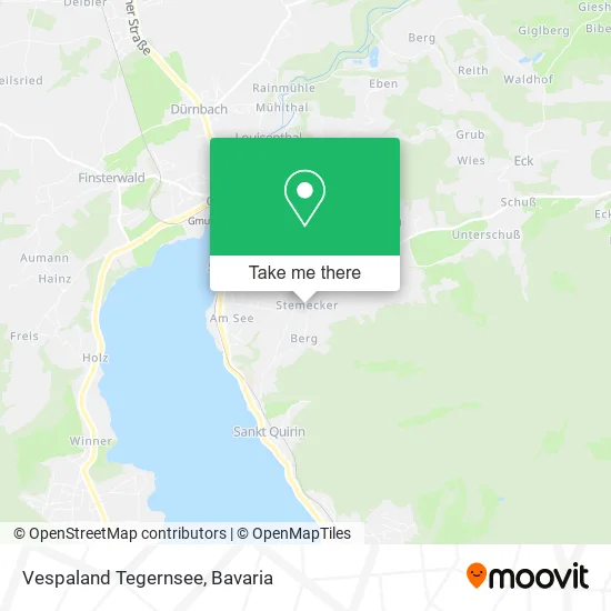 Карта Vespaland Tegernsee
