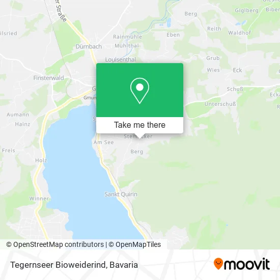 Карта Tegernseer Bioweiderind