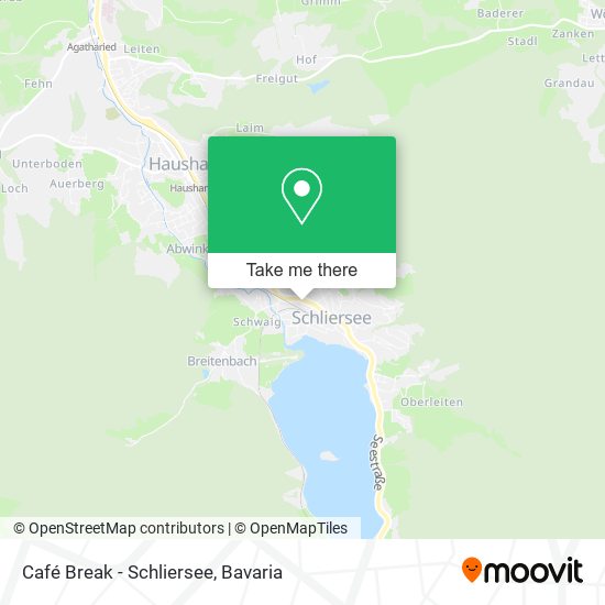 Café Break - Schliersee map