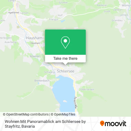 Карта Wohnen Mit Panoramablick am Schliersee by Stayfritz