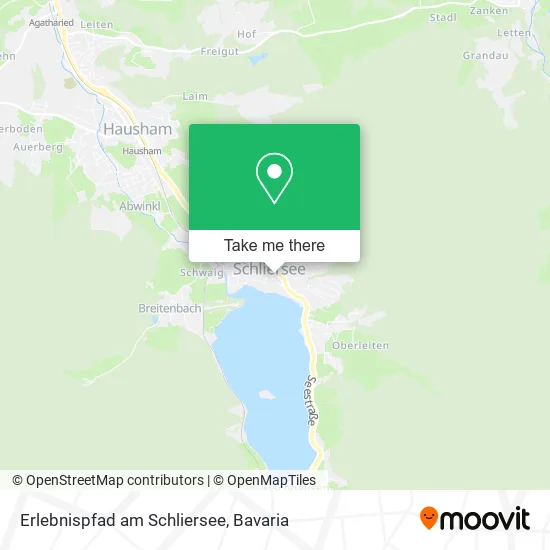 Карта Erlebnispfad am Schliersee