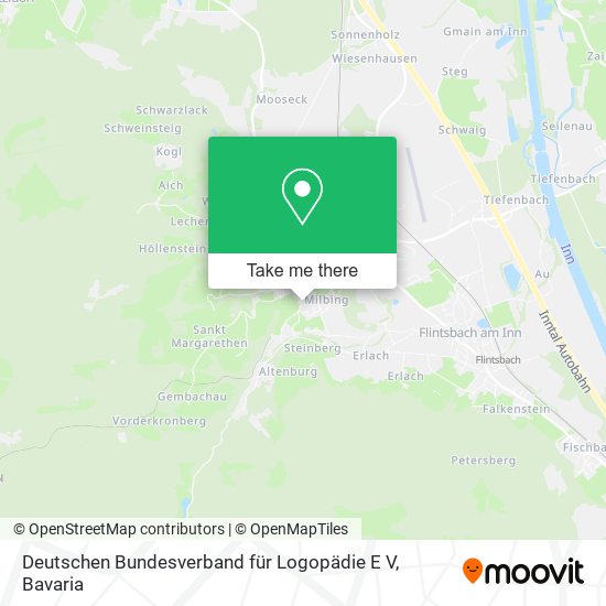 Deutschen Bundesverband für Logopädie E V map