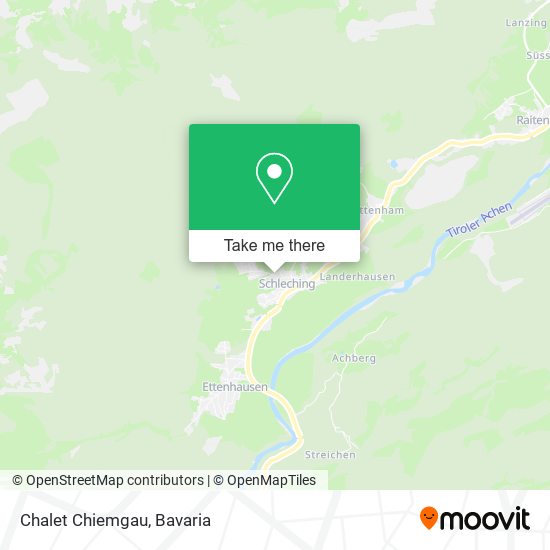 Chalet Chiemgau map