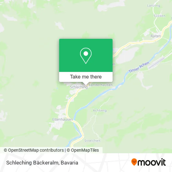 Карта Schleching Bäckeralm