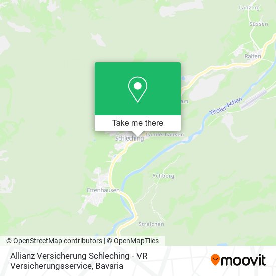 Allianz Versicherung Schleching - VR Versicherungsservice map