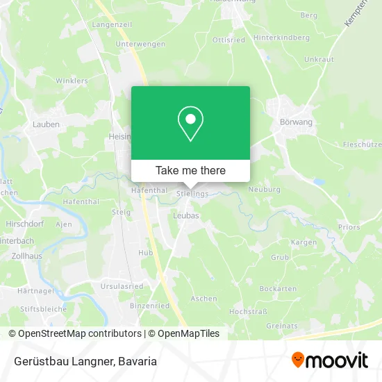 Карта Gerüstbau Langner
