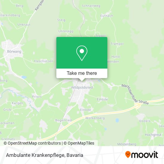 Ambulante Krankenpflege map