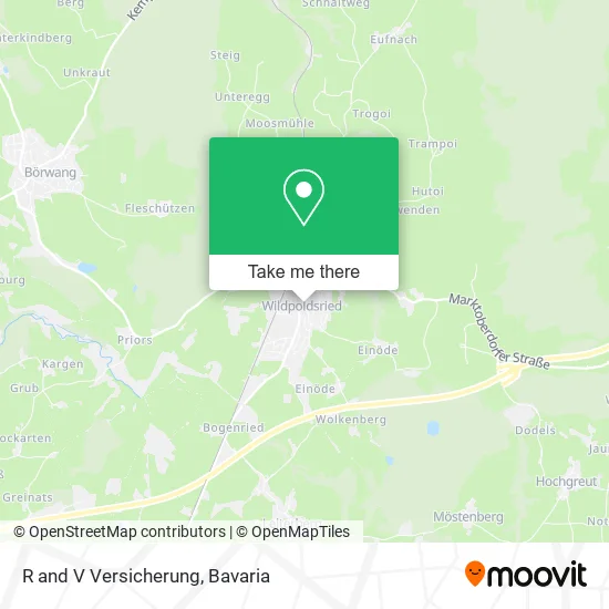 R and V Versicherung map