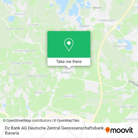 Dz Bank AG Deutsche Zentral Genossenschaftsbank map