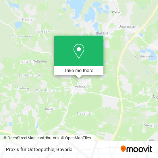 Карта Praxis für Osteopathie